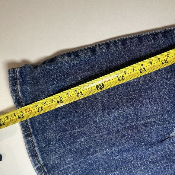 Dear John Woman’s Comfort Straight Leg Jeans Size 31/28 Distressed - Picture 9 of 9